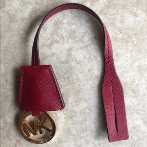 Michael Kors Bag Charm Burgundy